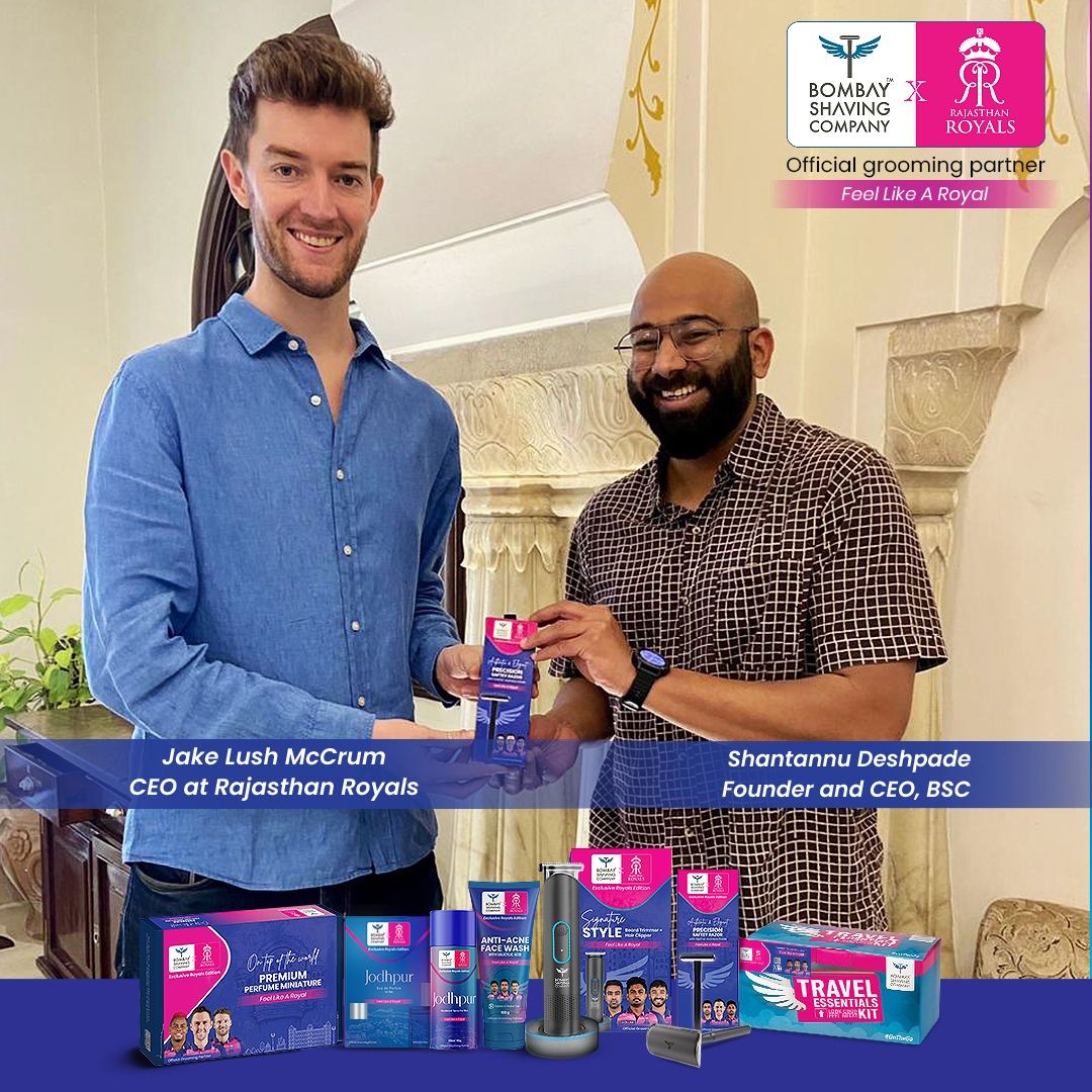 Bombay Shaving company x Rajasthan Royals 